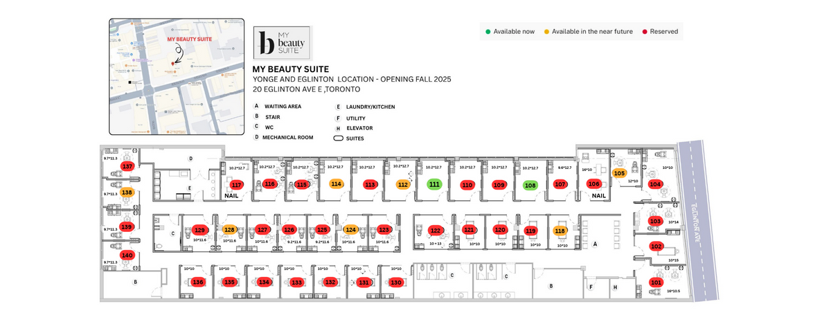 Yonge & Eglinton floor plan
